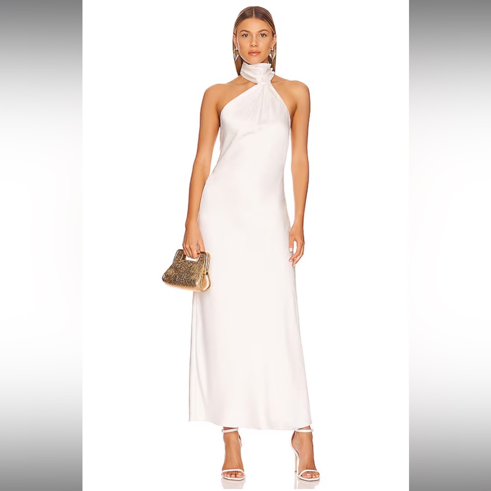 Elegant White Maxi Dress Darci Dress
